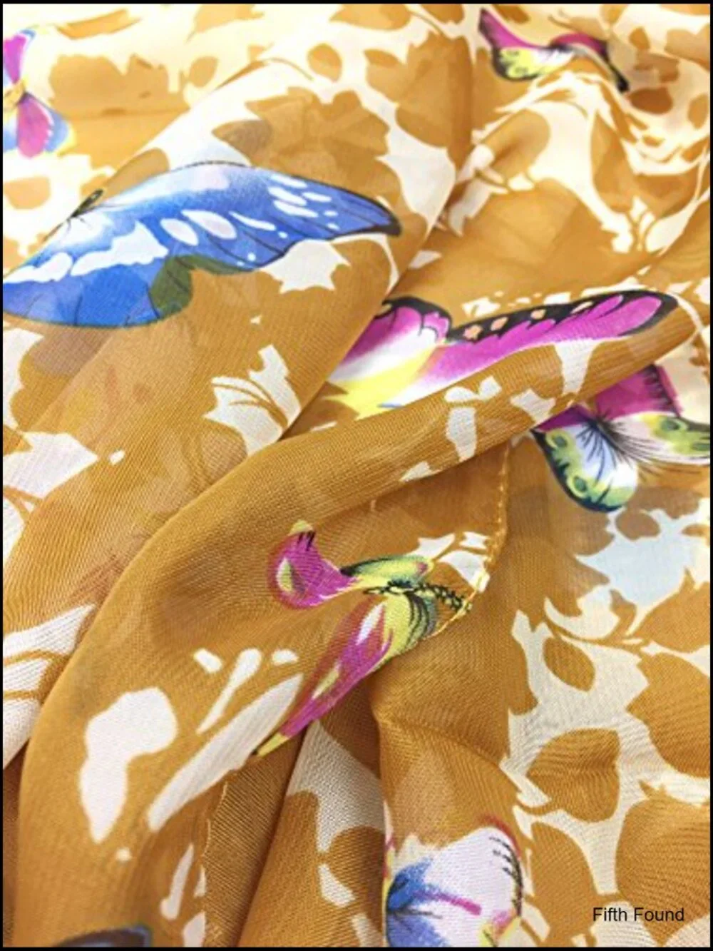 Lightweight Floral Print Oversized Shawl Scarf 63in Long